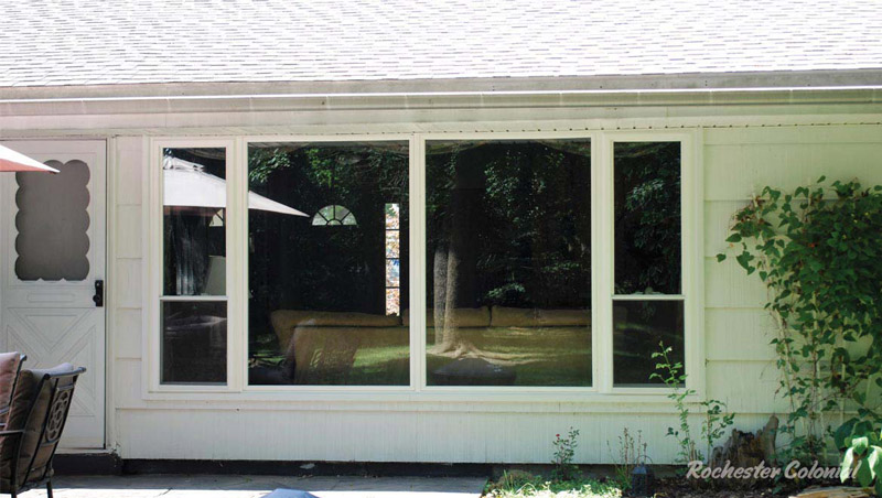 Picture Window with Double Hung